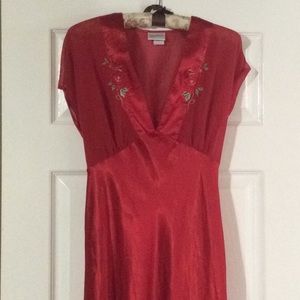 Beautiful Long Red Nightgown